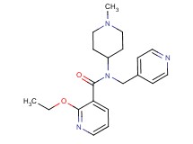 2-ethoxy-N-(1-methyl-4-piperidinyl)-N-(4-pyridinylmethyl)nicotinamide