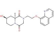 (8R*,9aS*)-8-hydroxy-2-[2-(quinolin-8-yloxy)ethyl]tetrahydro-2H-pyrido[1,2-a]pyrazine-1,4(3H,6H)-dione