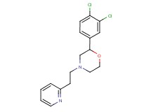 2-(3,4-dichlorophenyl)-4-(2-pyridin-2-ylethyl)morpholine