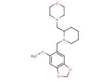 4-({1-[(6-methoxy-1,3-benzodioxol-5-yl)methyl]piperidin-2-yl}methyl)morpholine