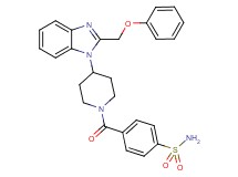 4-({4-[2-(phenoxymethyl)-1H-benzimidazol-1-yl]-1-piperidinyl}carbonyl)benzenesulfonamide