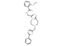 2-methoxy-N-({7-[(2-phenyl-1,3-thiazol-5-yl)methyl]-6,7,8,9-tetrahydro-5H-[1,2,4]triazolo[4,3-d][1,4]diazepin-3-yl}methyl)benzamide