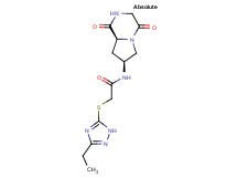 N-[(7S,8aS)-1,4-dioxooctahydropyrrolo[1,2-a]pyrazin-7-yl]-2-[(3-ethyl-1H-1,2,4-triazol-5-yl)thio]acetamide