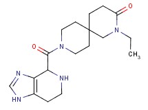 2-ethyl-9-(4,5,6,7-tetrahydro-1H-imidazo[4,5-c]pyridin-4-ylcarbonyl)-2,9-diazaspiro[5.5]undecan-3-one dihydrochloride