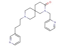 2-(pyridin-2-ylmethyl)-9-(3-pyridin-3-ylpropyl)-2,9-diazaspiro[5.5]undecan-3-one