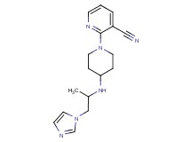2-(4-{[2-(1H-imidazol-1-yl)-1-methylethyl]amino}piperidin-1-yl)nicotinonitrile
