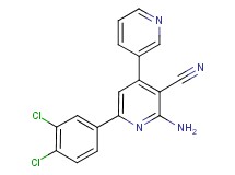 2'-amino-6'-(3,4-dichlorophenyl)-3,4'-bipyridine-3'-carbonitrile