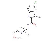 5-chloro-3-methyl-N-(2-methyl-2-morpholin-4-ylpropyl)-1H-indole-2-carboxamide