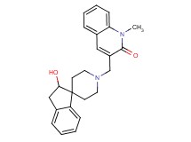 3-[(2-hydroxy-2,3-dihydro-1'H-spiro[indene-1,4'-piperidin]-1'-yl)methyl]-1-methyl-2(1H)-quinolinone