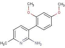 3-(2,4-dimethoxyphenyl)-6-methyl-2-pyridinamine