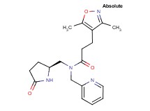 3-(3,5-dimethylisoxazol-4-yl)-N-{[(2S)-5-oxopyrrolidin-2-yl]methyl}-N-(pyridin-2-ylmethyl)propanamide