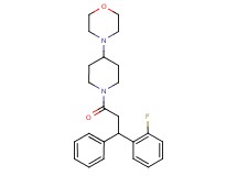 4-{1-[3-(2-fluorophenyl)-3-phenylpropanoyl]-4-piperidinyl}morpholine