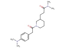 3-(1-{[4-(dimethylamino)phenyl]acetyl}-3-piperidinyl)-N,N-dimethylpropanamide