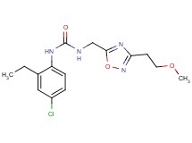 N-(4-chloro-2-ethylphenyl)-N'-{[3-(2-methoxyethyl)-1,2,4-oxadiazol-5-yl]methyl}urea