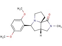 (3aS*,5S*,9aS*)-5-(2,5-dimethoxyphenyl)-2-methylhexahydro-7H-pyrrolo[3,4-g]pyrrolizin-1(2H)-one