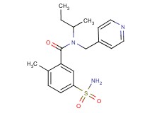 5-(aminosulfonyl)-N-(sec-butyl)-2-methyl-N-(pyridin-4-ylmethyl)benzamide