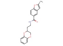 N-[2-(2,3-dihydro-1,4-benzodioxin-2-yl)ethyl]-2-methyl-1-benzofuran-5-carboxamide