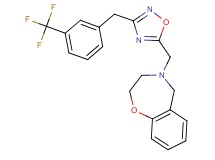 4-({3-[3-(trifluoromethyl)benzyl]-1,2,4-oxadiazol-5-yl}methyl)-2,3,4,5-tetrahydro-1,4-benzoxazepine