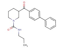 3-(4-biphenylylcarbonyl)-N-propyl-1-piperidinecarboxamide