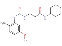 N~1~-cyclohexyl-N~3~-{[(5-methoxy-2-methylphenyl)amino]carbonyl}-beta-alaninamide