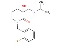 1-(2-fluorobenzyl)-3-hydroxy-3-[(isopropylamino)methyl]-2-piperidinone