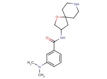 3-(dimethylamino)-N-1-oxa-8-azaspiro[4.5]dec-3-ylbenzamide hydrochloride