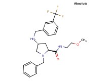 (4R)-1-benzyl-N-(2-methoxyethyl)-4-{[3-(trifluoromethyl)benzyl]amino}-L-prolinamide