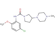 N-(5-chloro-2-methoxyphenyl)-3-(4-methylpiperazin-1-yl)pyrrolidine-1-carboxamide