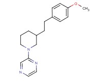 2-{3-[2-(4-methoxyphenyl)ethyl]-1-piperidinyl}pyrazine
