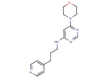 6-morpholin-4-yl-N-(3-pyridin-4-ylpropyl)pyrimidin-4-amine