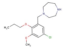 1-(5-chloro-3-methoxy-2-propoxybenzyl)-1,4-diazepane dihydrochloride