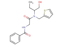 N-{2-[[1-(hydroxymethyl)propyl](2-thienylmethyl)amino]-2-oxoethyl}benzamide