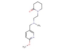 1-{2-[[(6-methoxypyridin-3-yl)methyl](methyl)amino]ethyl}piperidin-2-one