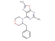 7-(3-benzylmorpholin-4-yl)-2,5-dimethyl[1,3]oxazolo[5,4-d]pyrimidine