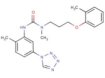 N-methyl-N-[3-(2-methylphenoxy)propyl]-N'-[2-methyl-5-(1H-tetrazol-1-yl)phenyl]urea