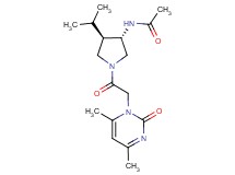 N-{(3S*,4R*)-1-[(4,6-dimethyl-2-oxo-1(2H)-pyrimidinyl)acetyl]-4-isopropyl-3-pyrrolidinyl}acetamide