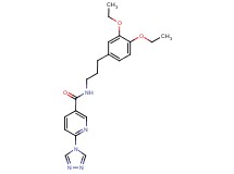 N-[3-(3,4-diethoxyphenyl)propyl]-6-(4H-1,2,4-triazol-4-yl)nicotinamide