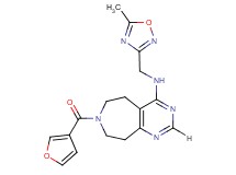 7-(3-furoyl)-N-[(5-methyl-1,2,4-oxadiazol-3-yl)methyl]-6,7,8,9-tetrahydro-5H-pyrimido[4,5-d]azepin-4-amine
