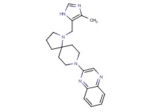 2-{1-[(4-methyl-1H-imidazol-5-yl)methyl]-1,8-diazaspiro[4.5]dec-8-yl}quinoxaline