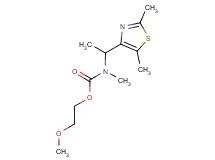 2-methoxyethyl [1-(2,5-dimethyl-1,3-thiazol-4-yl)ethyl]methylcarbamate