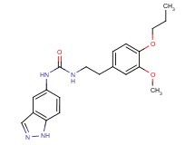 N-1H-indazol-5-yl-N'-[2-(3-methoxy-4-propoxyphenyl)ethyl]urea