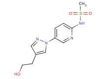 N-{5-[4-(2-hydroxyethyl)-1H-pyrazol-1-yl]pyridin-2-yl}methanesulfonamide