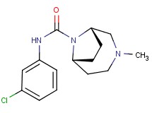 (1S*,6R*)-N-(3-chlorophenyl)-3-methyl-3,9-diazabicyclo[4.2.1]nonane-9-carboxamide