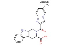 (3S)-2-[(6-methylimidazo[1,2-a]pyridin-2-yl)carbonyl]-2,3,4,9-tetrahydro-1H-beta-carboline-3-carboxylic acid