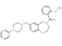 4-[2-(methylthio)benzoyl]-7-[(4-phenyl-1-piperazinyl)methyl]-2,3,4,5-tetrahydro-1,4-benzoxazepine