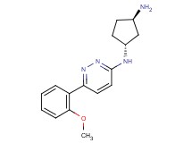 (1R*,3R*)-N-[6-(2-methoxyphenyl)pyridazin-3-yl]cyclopentane-1,3-diamine