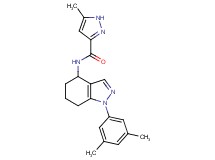 N-[1-(3,5-dimethylphenyl)-4,5,6,7-tetrahydro-1H-indazol-4-yl]-5-methyl-1H-pyrazole-3-carboxamide
