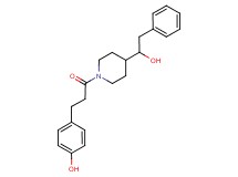 4-{3-[4-(1-hydroxy-2-phenylethyl)-1-piperidinyl]-3-oxopropyl}phenol