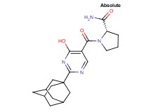 1-{[2-(1-adamantyl)-4-hydroxypyrimidin-5-yl]carbonyl}-L-prolinamide