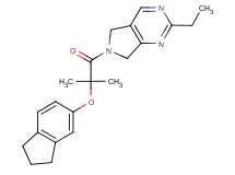 6-[2-(2,3-dihydro-1H-inden-5-yloxy)-2-methylpropanoyl]-2-ethyl-6,7-dihydro-5H-pyrrolo[3,4-d]pyrimidine